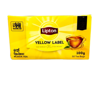 Lipton Yello Lable 100g | 50 Tea Bags