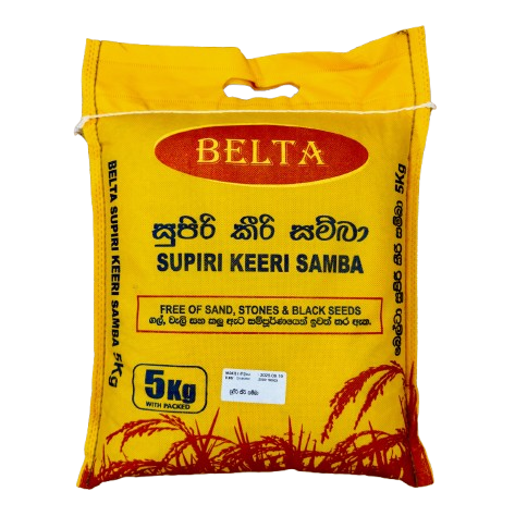Keeri Samba Rice 5kg | Belta 3 | ć¹ćŖć©ć³ć« ć¬ć¹ćć©ć³ & ć¹ć¼ćć¼ Keeri Samba Rice 5kg | Belta
