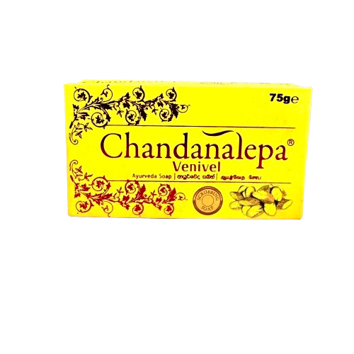 Chandanalepa Venivel Soap | 75g 3 | ć¹ćŖć©ć³ć« ć¬ć¹ćć©ć³ & ć¹ć¼ćć¼ Chandanalepa Venivel Soap | 75g