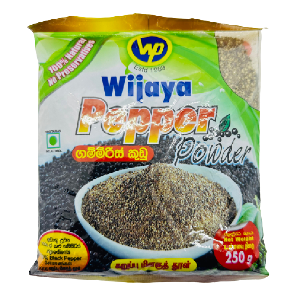 Wijaya Black Pepper Powder 250g 3 | ć¹ćŖć©ć³ć« ć¬ć¹ćć©ć³ & ć¹ć¼ćć¼ Wijaya Black Pepper Powder 250g