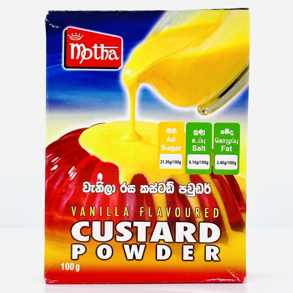 Motha Vanilla Flavoured Custard Powder 3 | ć¹ćŖć©ć³ć« ć¬ć¹ćć©ć³ & ć¹ć¼ćć¼ Motha Vanilla Flavoured Custard Powder
