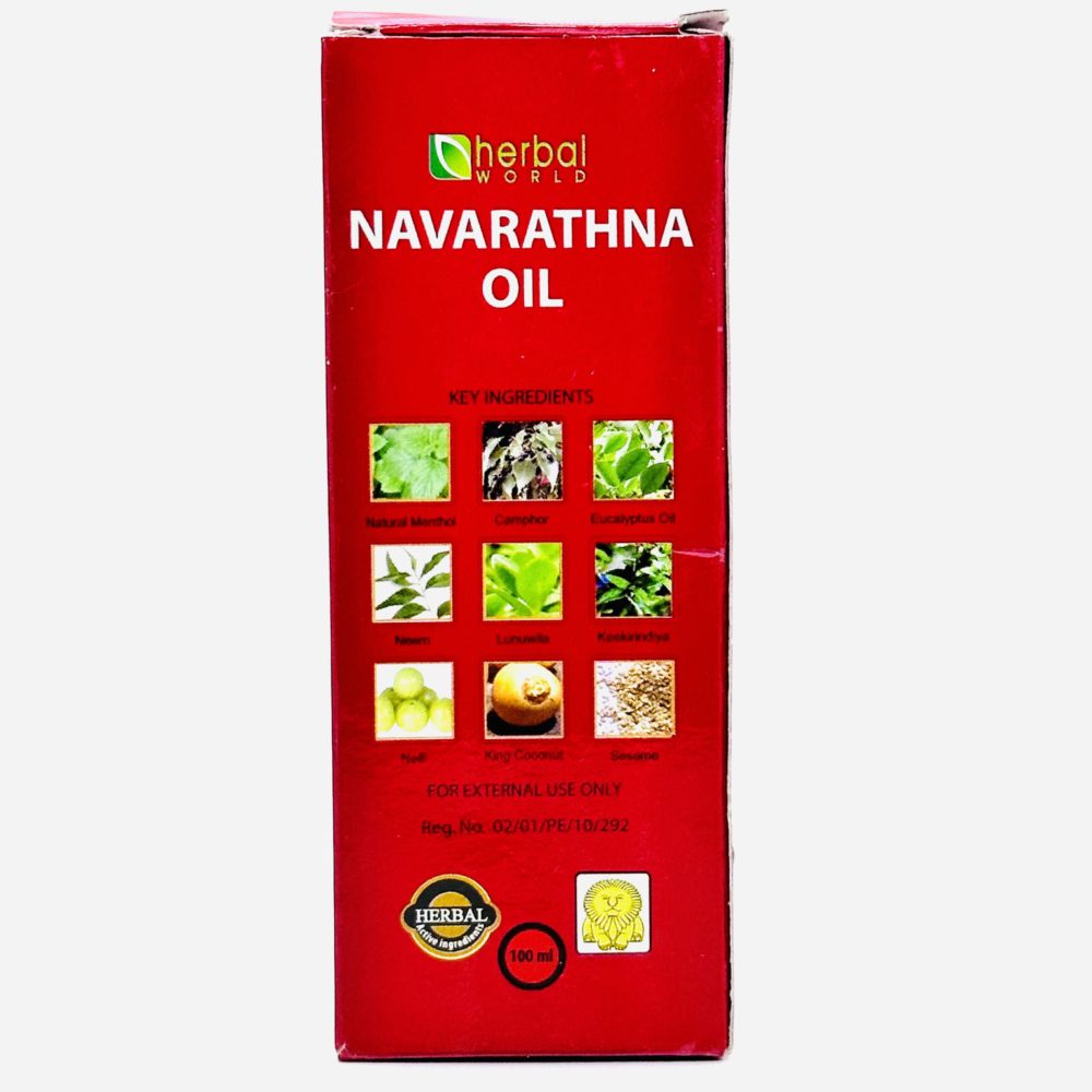 Herbal Navarathna Oil 90ml 5 | スリランカ レストラン & スーパー Herbal Navarathna Oil 90ml - Image 3