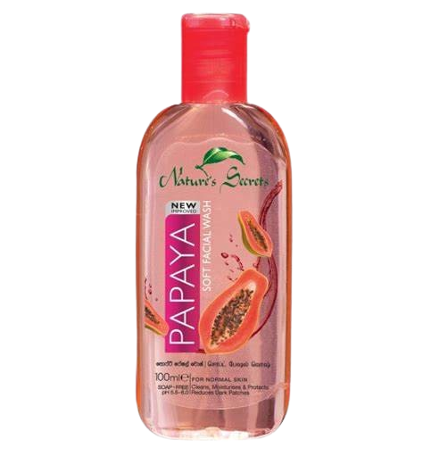 Papaya Facial Wash 100ml | Nature's Secrets 3 | スリランカ レストラン & スーパー Papaya Facial Wash 100ml | Nature's Secrets