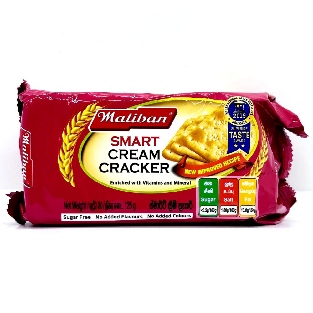 Maliban Cream Cracker 190g 3 | ć¹ćŖć©ć³ć« ć¬ć¹ćć©ć³ & ć¹ć¼ćć¼ Maliban Cream Cracker 190g